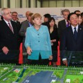 Bundeskanzlerin Angela Merkel besucht Volkswagen Werk im chinesischen Chengdu